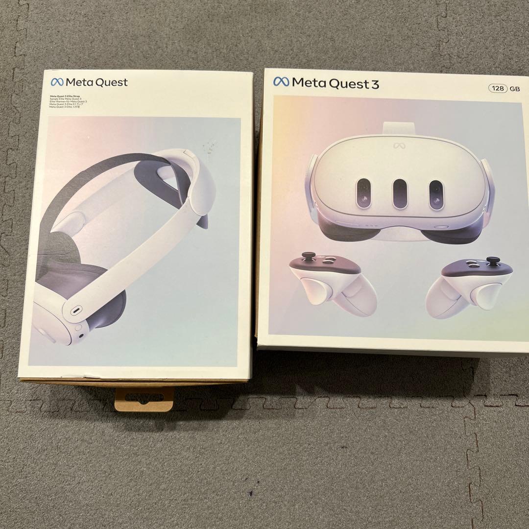  Quest 3 128GB VRヘッドセット Eliteストラップ