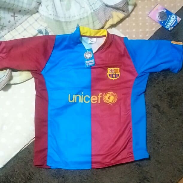 バルセロナ時代のロナウジーニョのユニフォーム