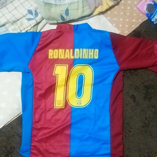 バルセロナ時代のロナウジーニョのユニフォーム