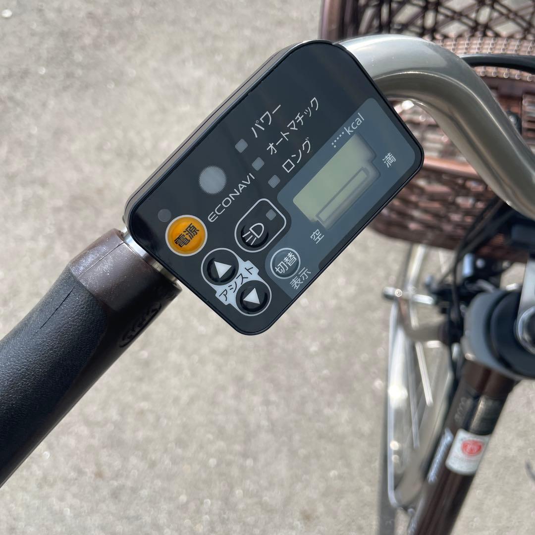 パナソニック電動アシスト自転車24インチ 美品ブラウン