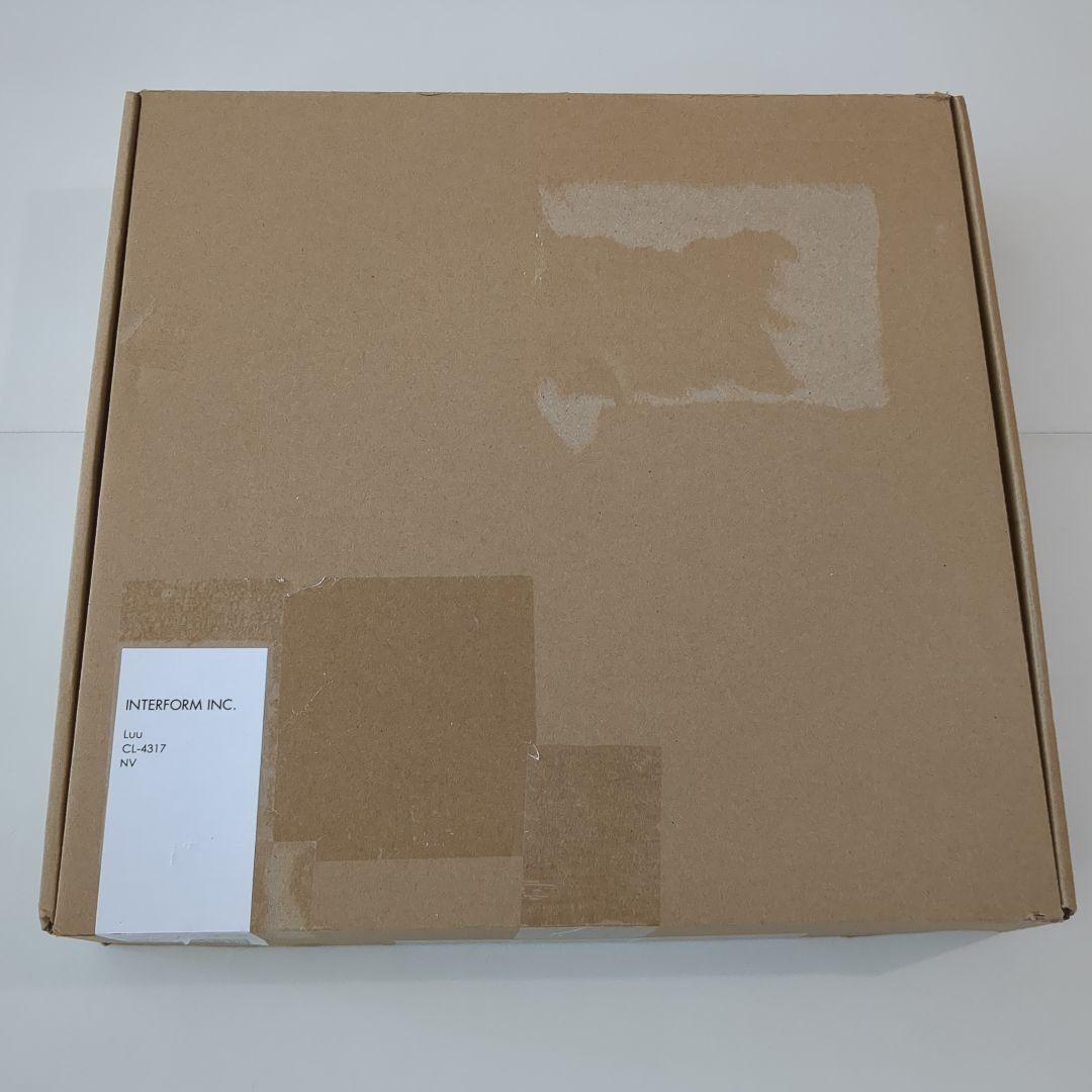 【新品未使用】掛け時計 Luu INTERFORM CL-4317 ネイビー