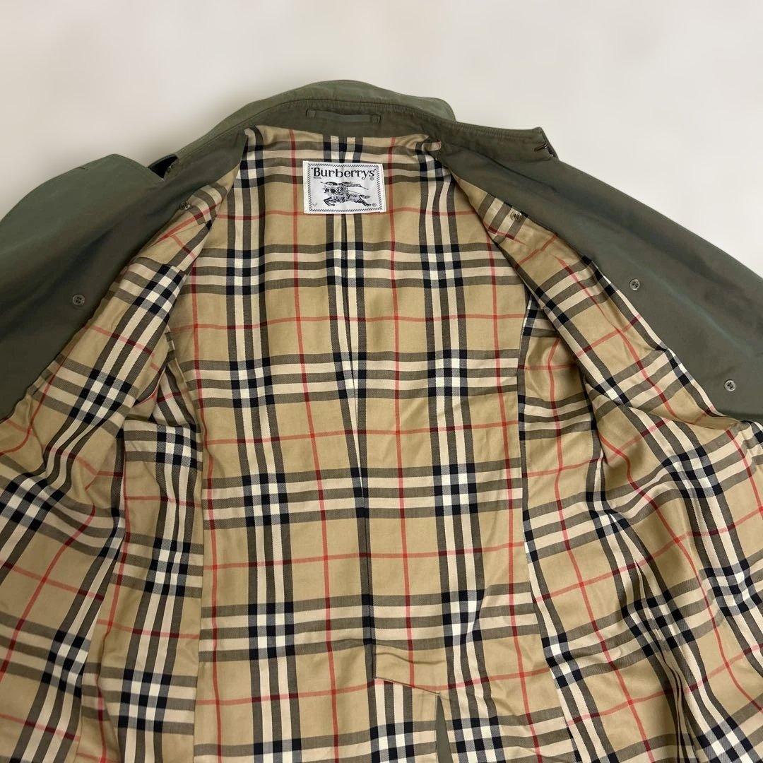 Burberrys バーバリー ノバチェック　トレンチコート 玉虫 Lサイズ