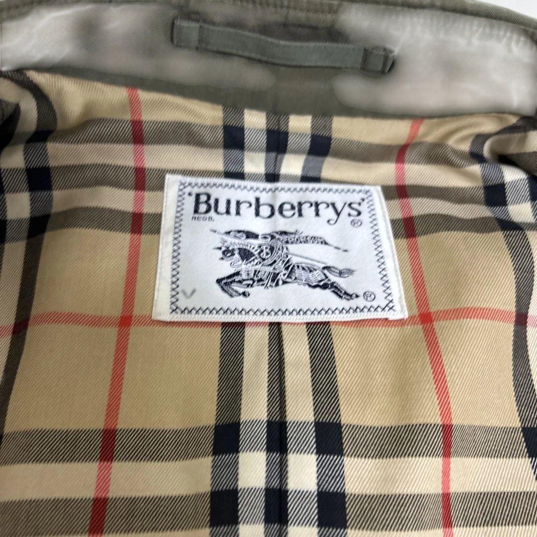 Burberrys バーバリー ノバチェック　トレンチコート 玉虫 Lサイズ