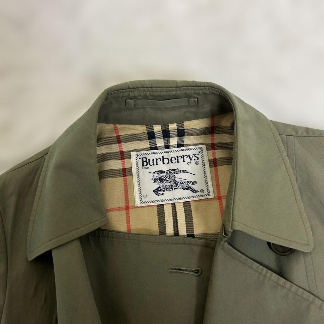 Burberrys バーバリー ノバチェック　トレンチコート 玉虫 Lサイズ