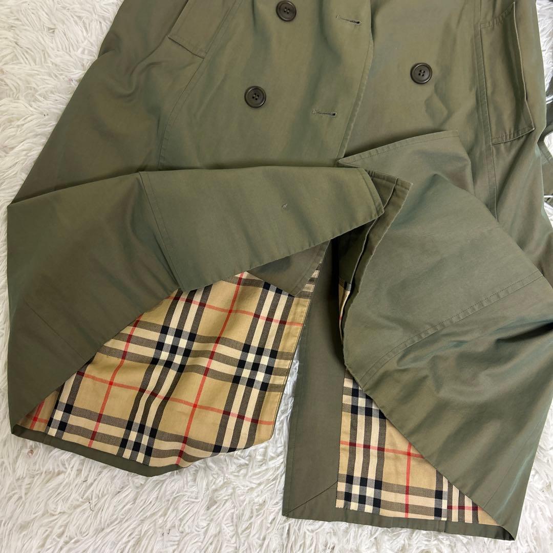 Burberrys バーバリー ノバチェック　トレンチコート 玉虫 Lサイズ