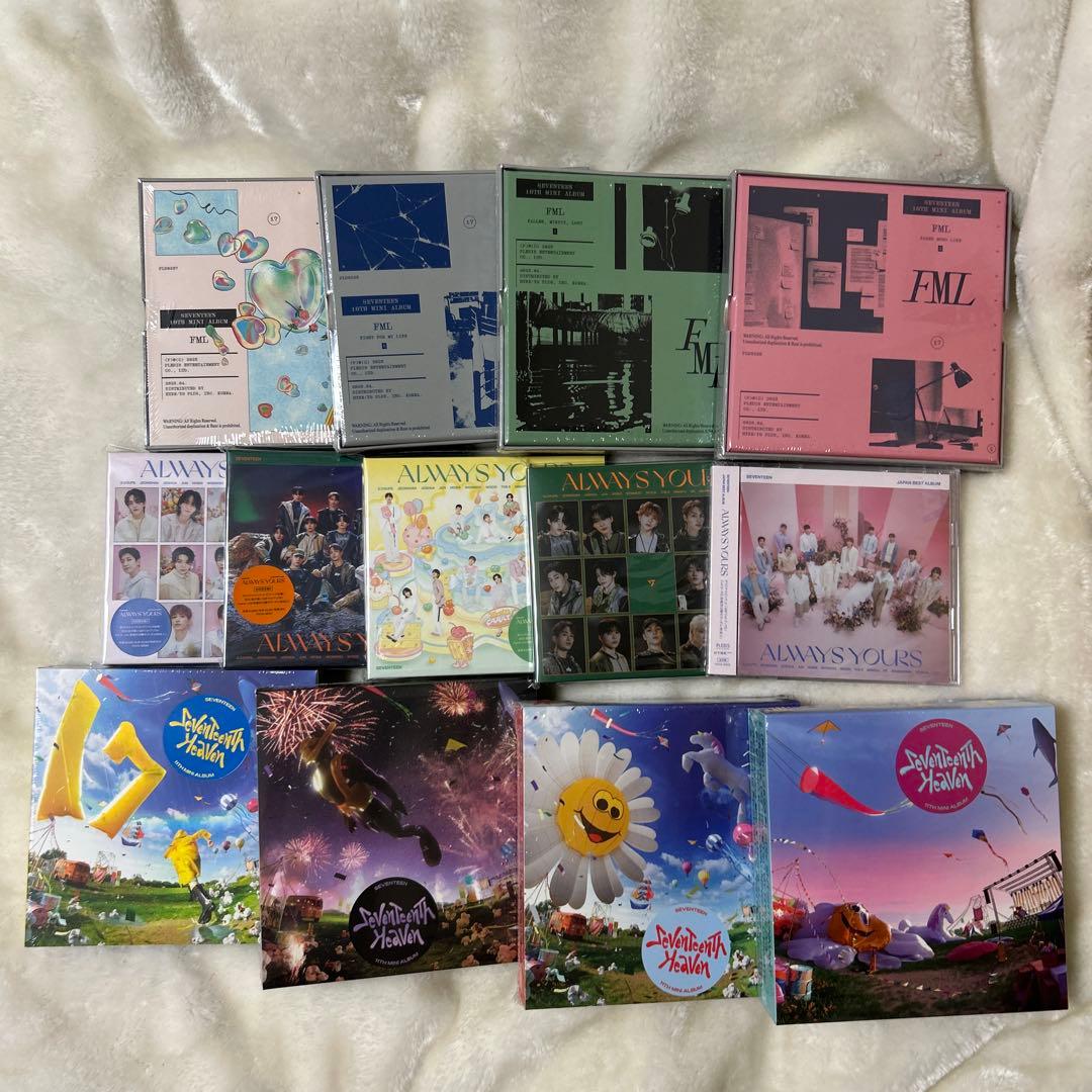 【新品未開封】セブチ　CD アルバム　13枚セット　always yours 他