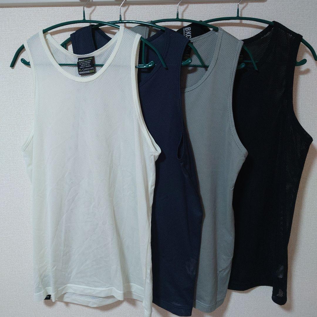 バックチャンネル メッシュタンクトップ 4色セットXL
