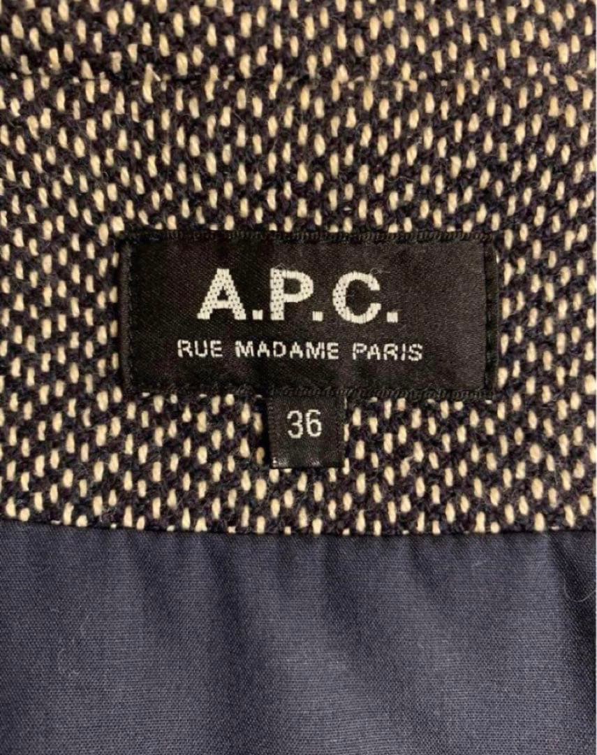 A.P.C.　チェスターコート　シルク　アーペーセー　美シルエット