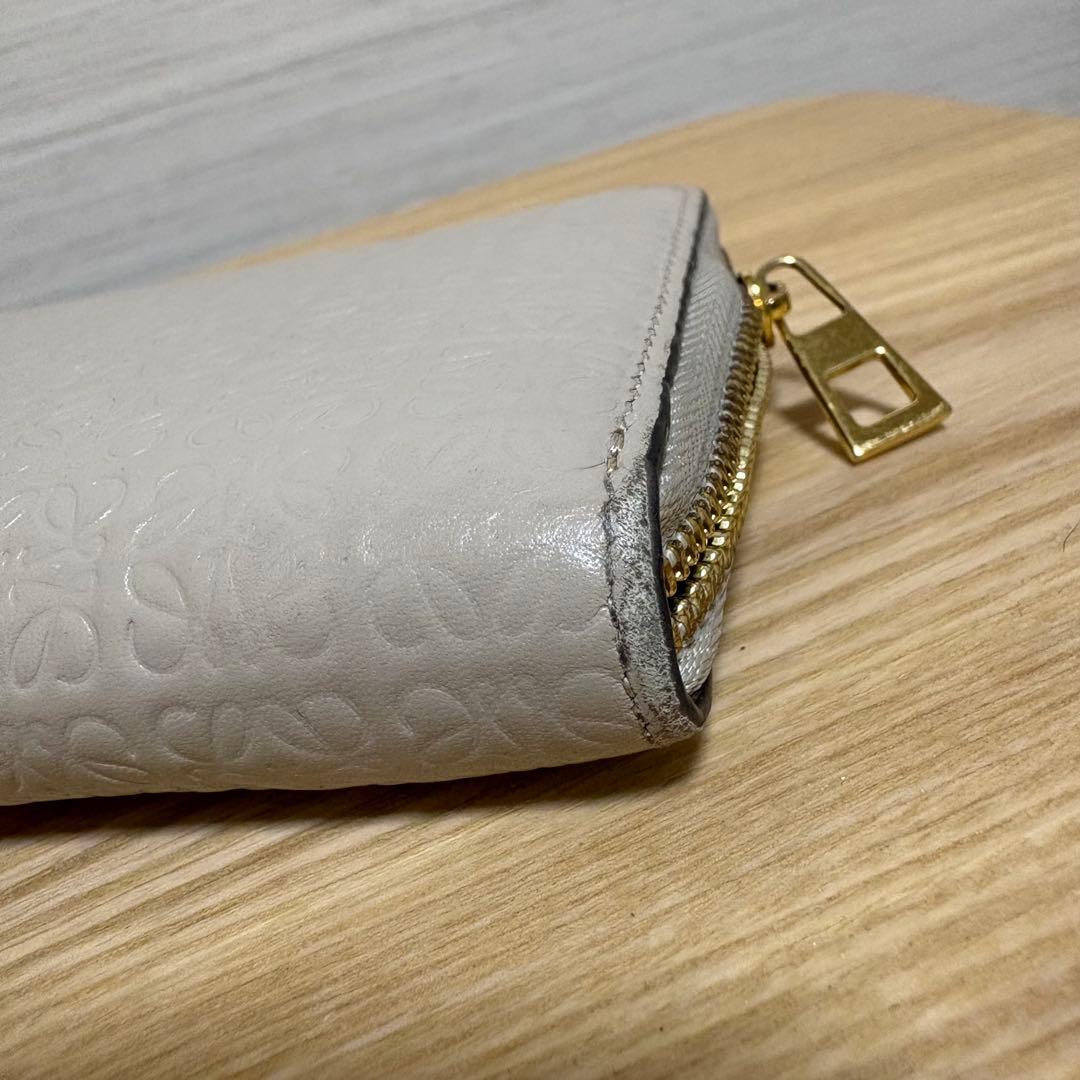 LOEWE リピートジップアラウンド　長財布　ベージュ