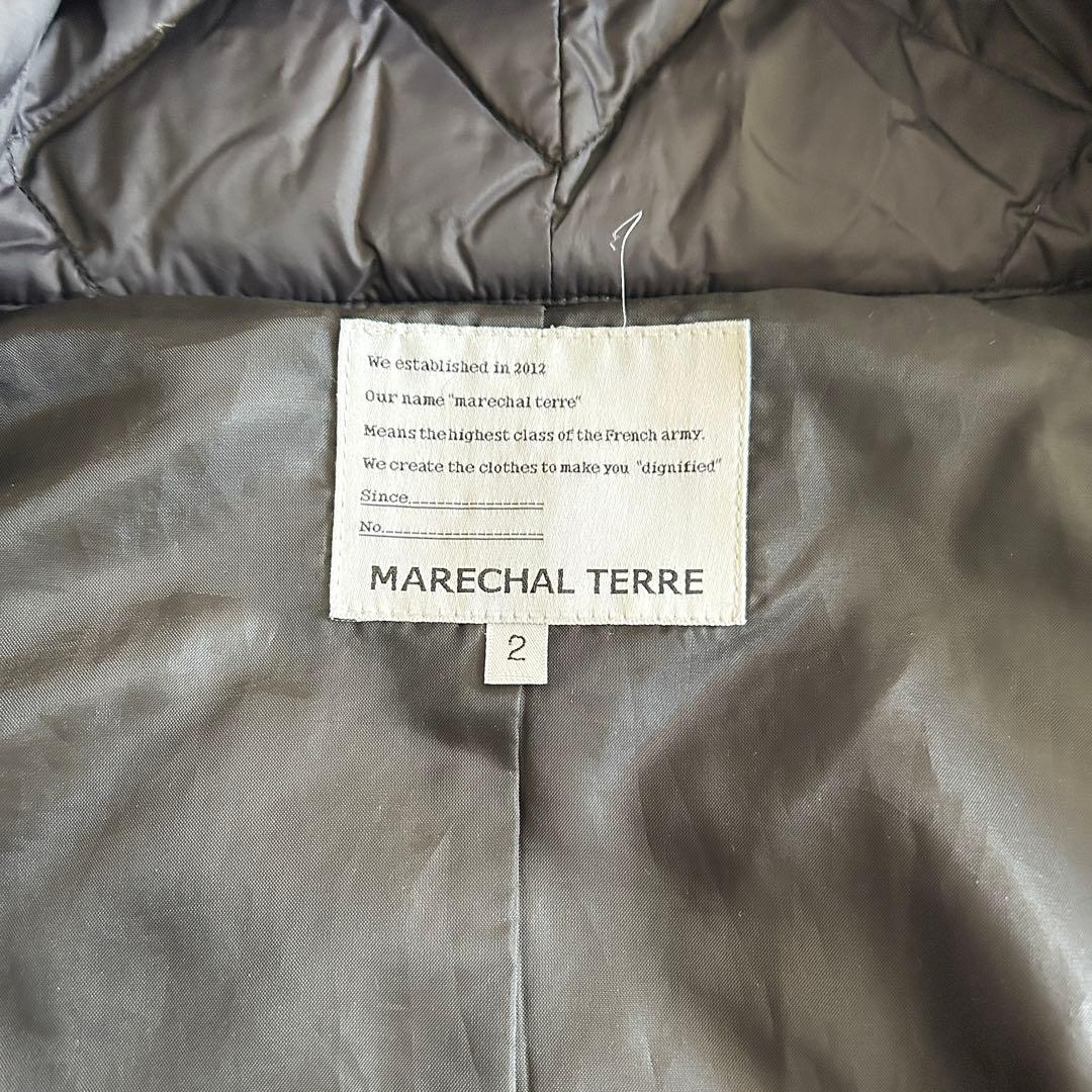 ★マルシャルテル MARECHAL TERRE ダウンパーカー サイズ2 黒