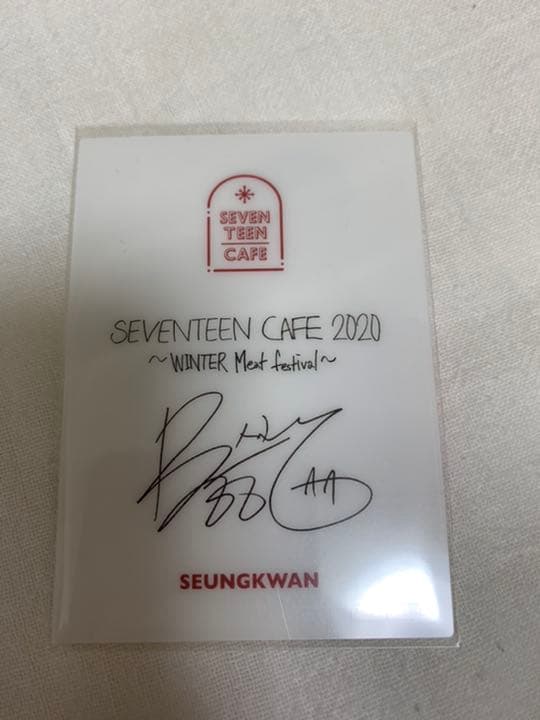 seventeen  トレカ スングァン カフェ EC winter