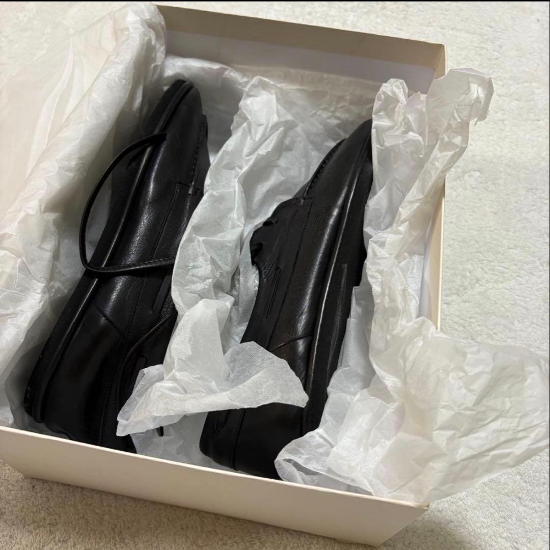 【新品未使用】AURALEE☆革靴☆27㎝☆黒