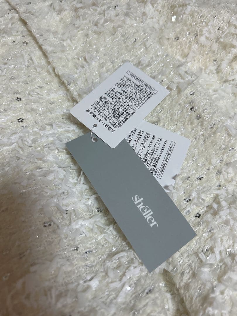 shellerシェリエツイードショートパンツSエクリュ