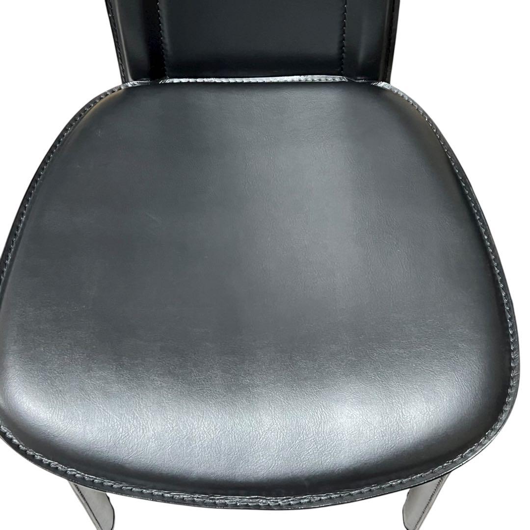 椅子 8391 ダイニングチェア　ハイバックチェア 2脚セット　大塚家具　本革