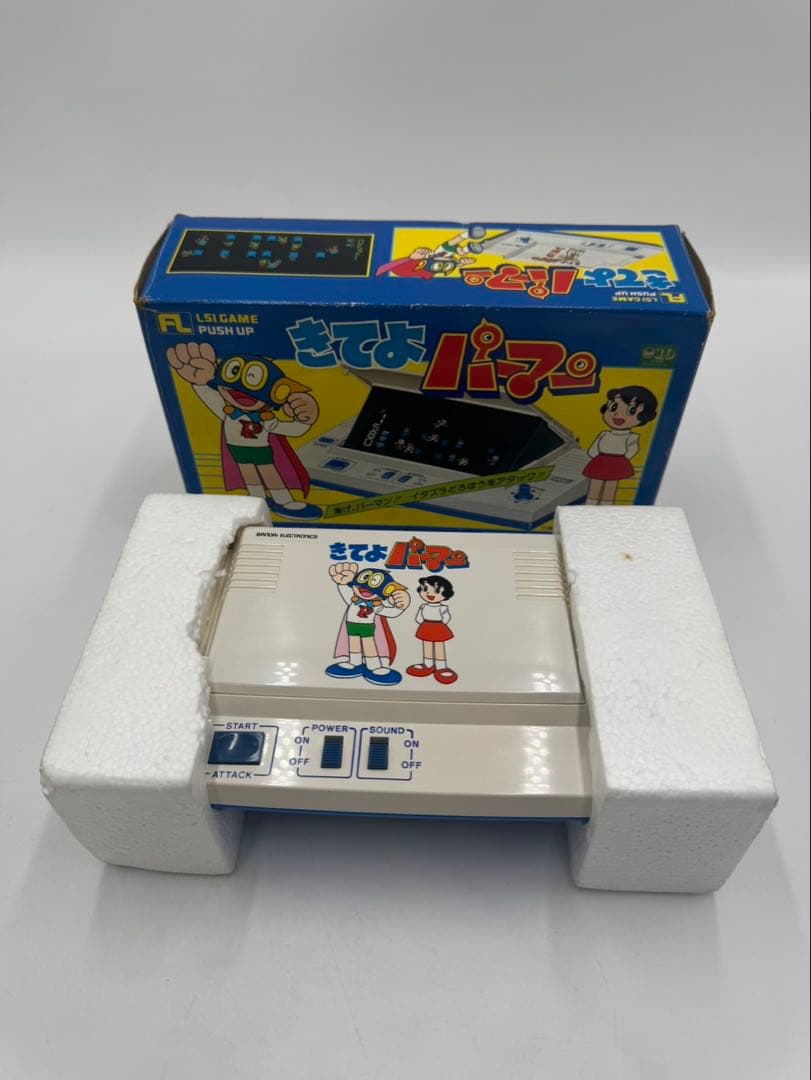 美品 バンダイ BANDAI きてよパーマンパーマンLSIゲーム