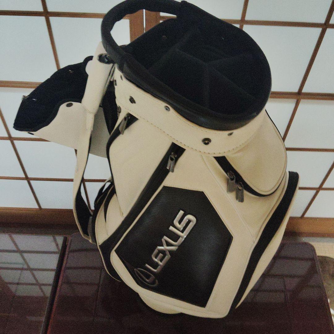 Lexus キャディバッグ ホワイト/ブラック