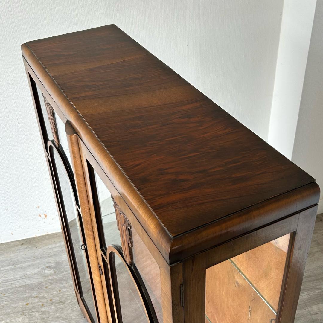 イギリス アンティーク　家具 ディスプレイ キャビネット　1930年頃 508A