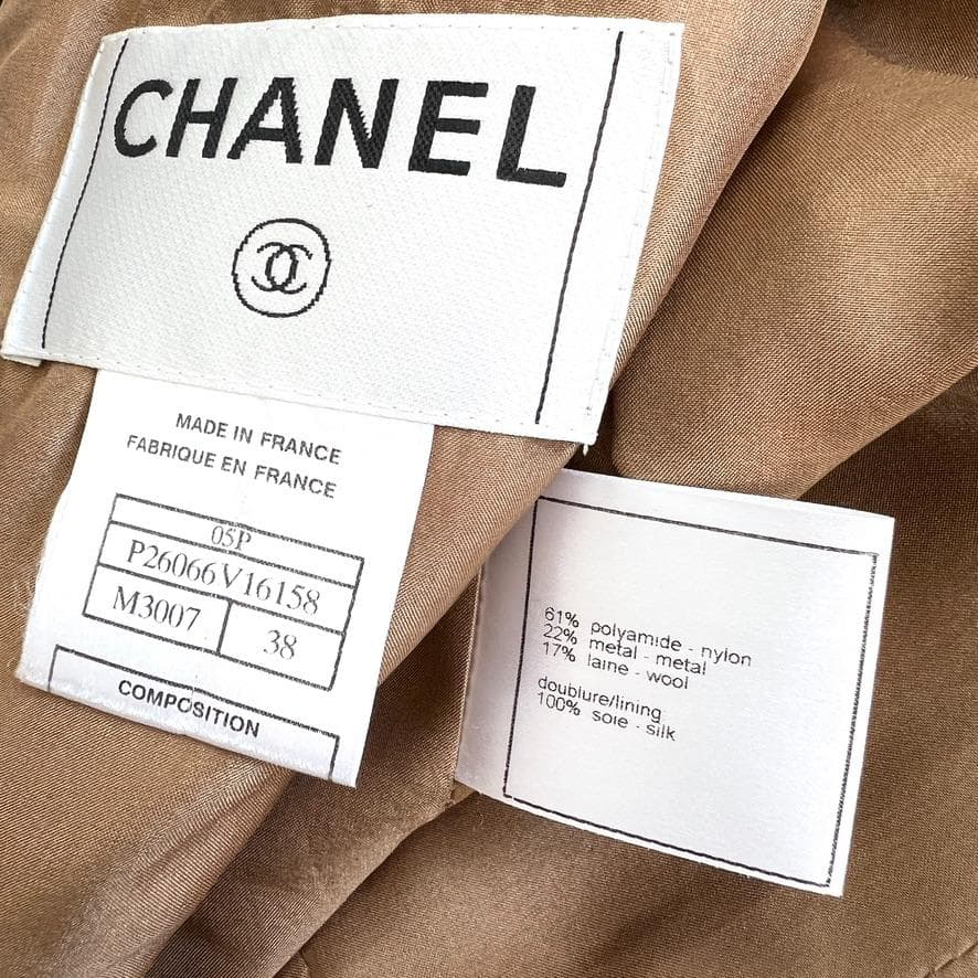 新品同様★CHANEL★ルサージュ★ツイード★ゴールド★ワンピース