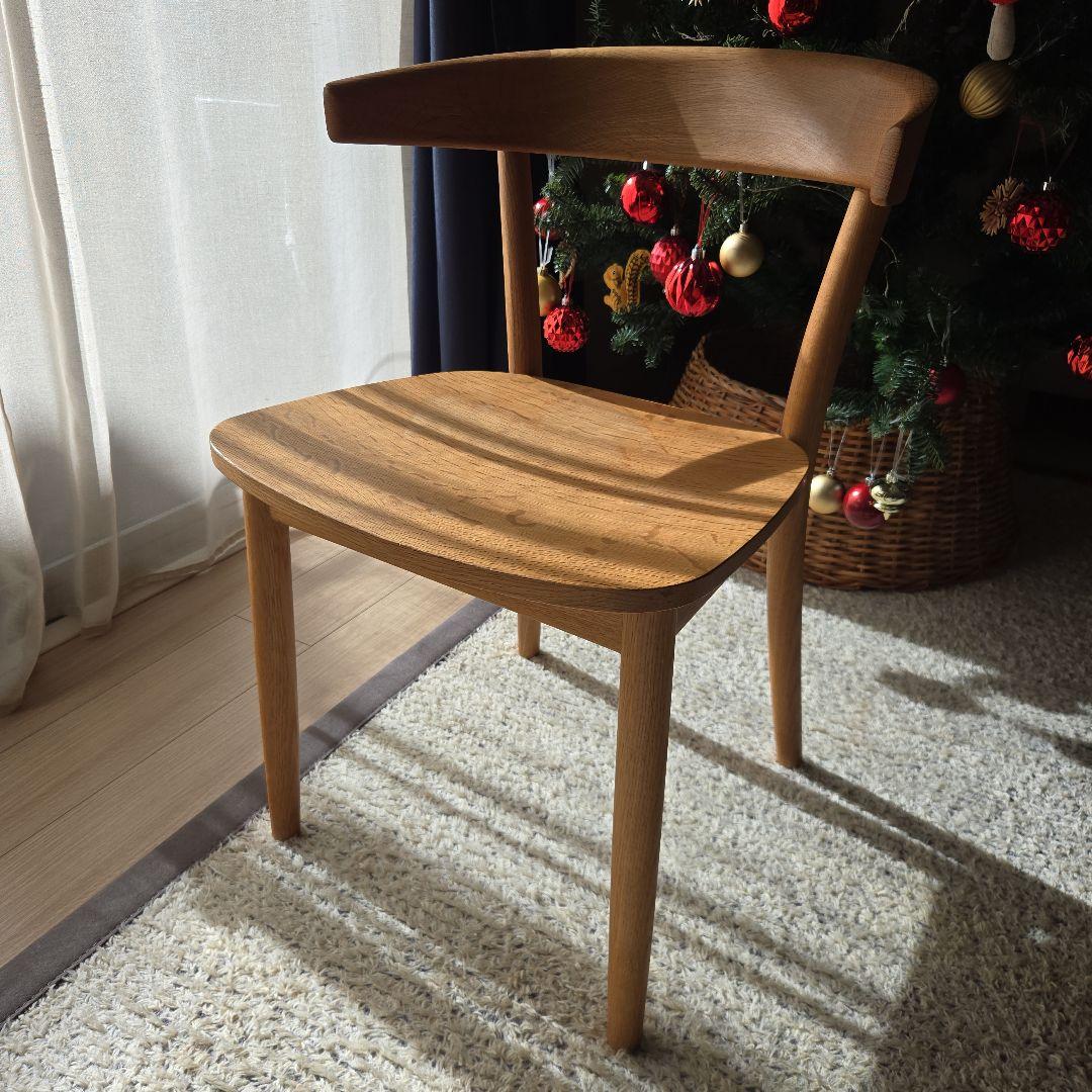 【ゆうゆうさん専用】無印良品　オーク無垢材チェア