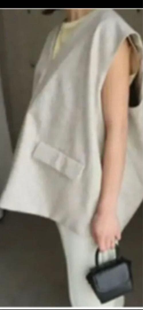 トップス ella_selectshop summer wool cocoon gilet