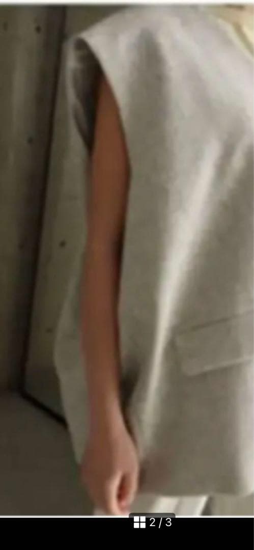 トップス ella_selectshop summer wool cocoon gilet