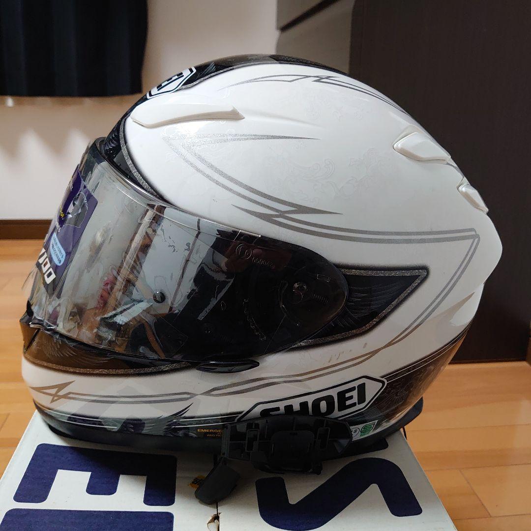 SHOEI XR-1100 フルフェイスヘルメット b+comマイクとベース付き