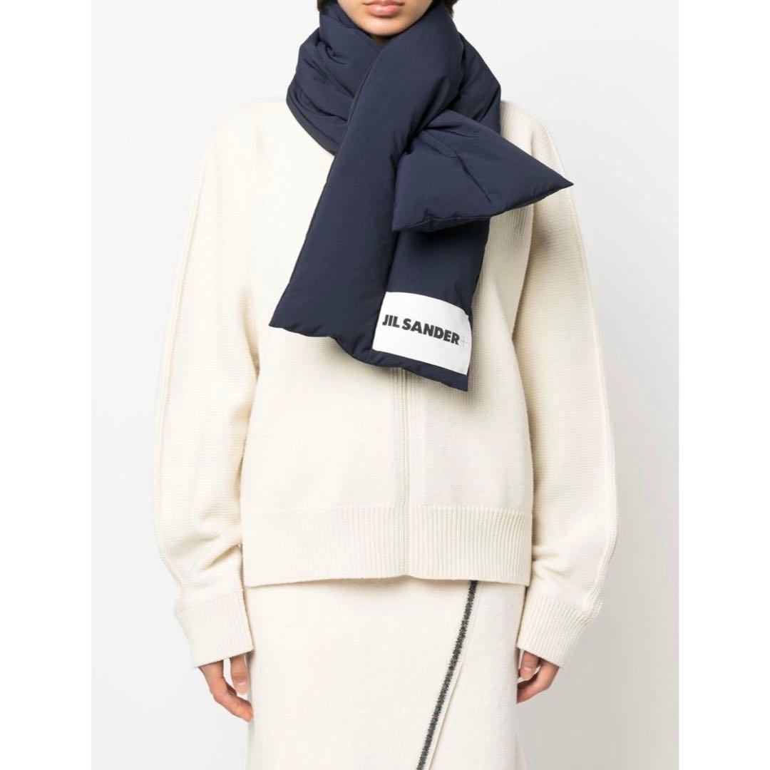 ジルサンダー　ダウン　マフラー