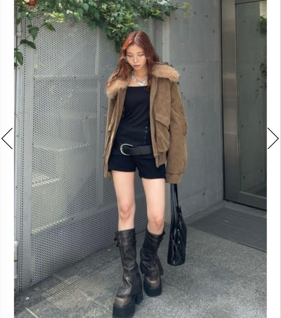 即完売品⭐︎SLY WASHED PUFFER ブルゾン⭐︎ベージュ⭐︎スライ新品