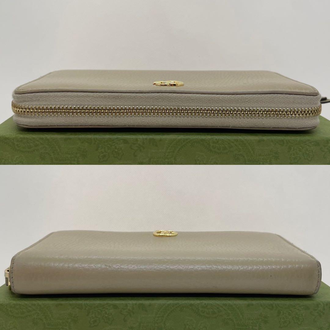 【美品/付属品完備】グッチ 456117 ・496334 GGマーモント 長財布