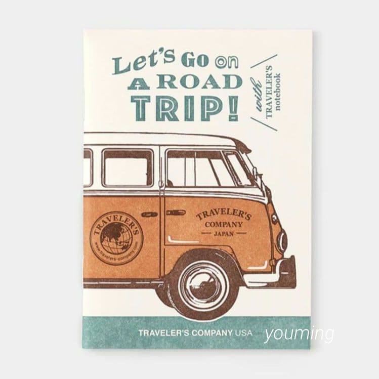 トラベラーズノート USA 限定 ブラスクリップ ロードトリップ リフィル