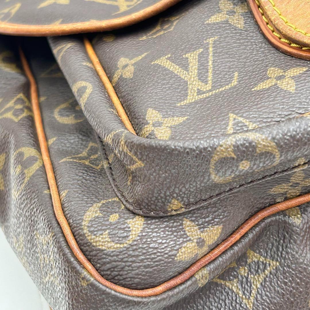 【鑑定済】 ルイヴィトン ジベシエール GM モノグラム ショルダーバッグ
