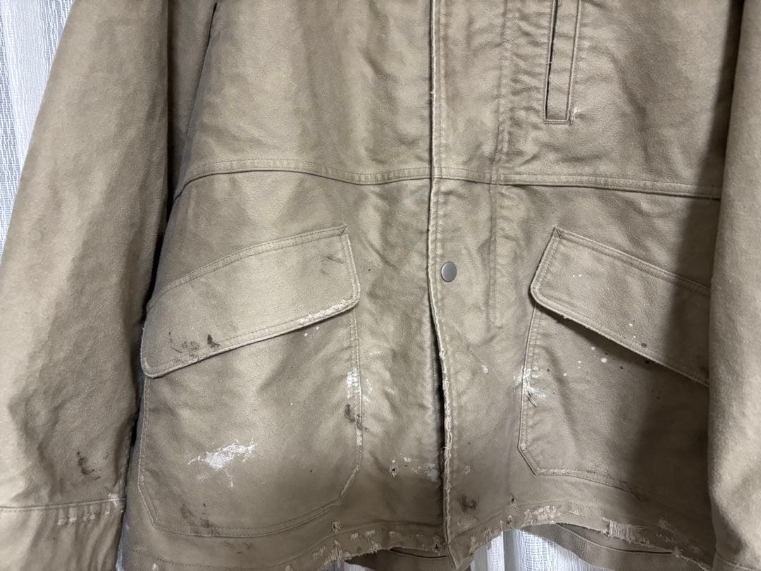 25AW ANCELLM MOLESKIN WORK JACKET カバーオール