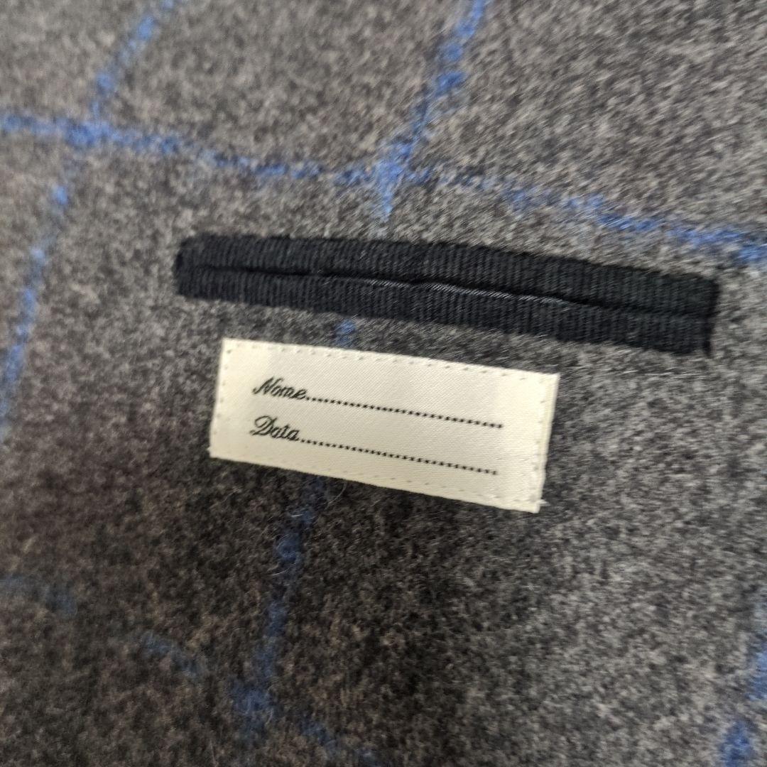 極美品　タリアトーレ　モンテカルロ　フランネル　48 グレー　ネイビー　チェック