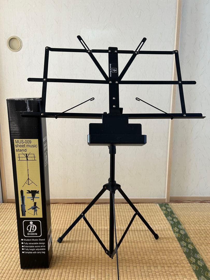 【初心者セット】Walter ハープ19 弦、ヤマハチューナー、譜面台、新品弦