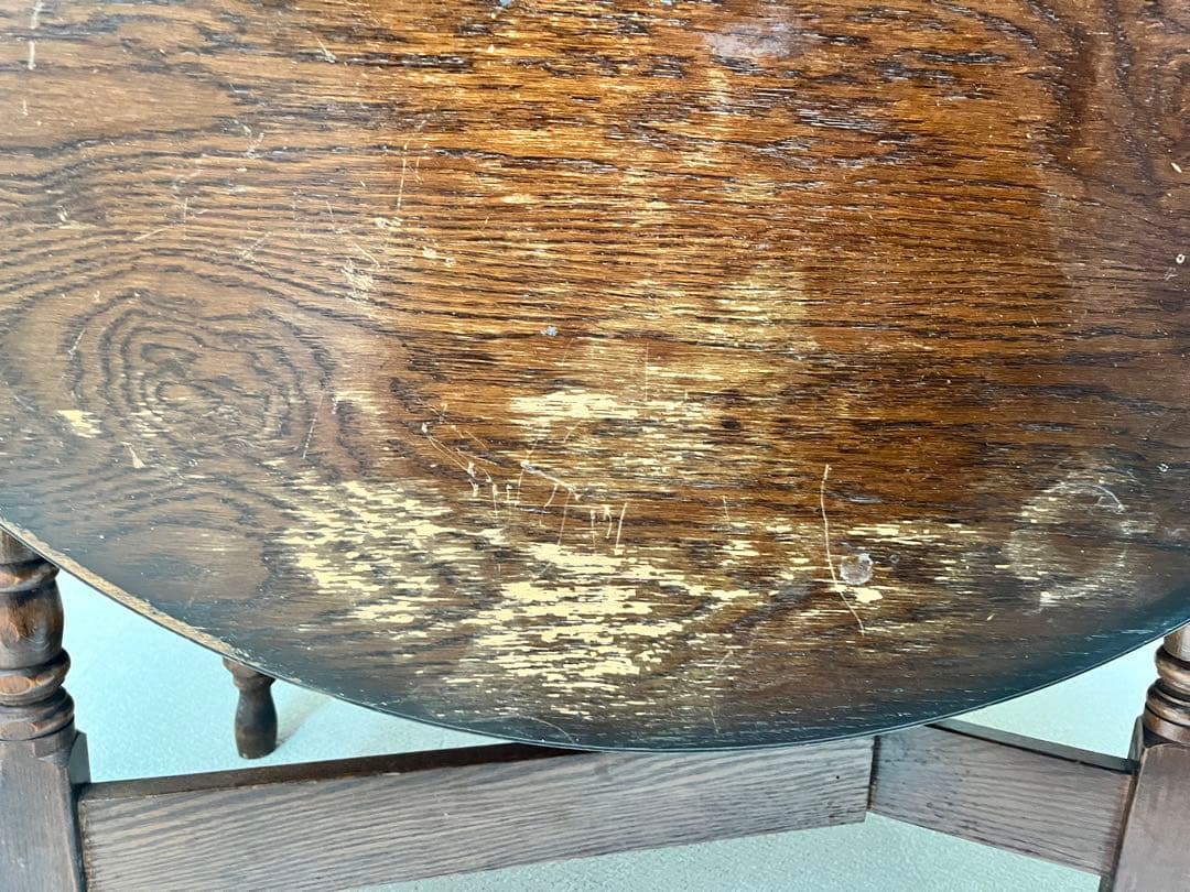 英国アンティークゲートレッグテーブル 着払い全国発送　値下げ　直接お渡し可