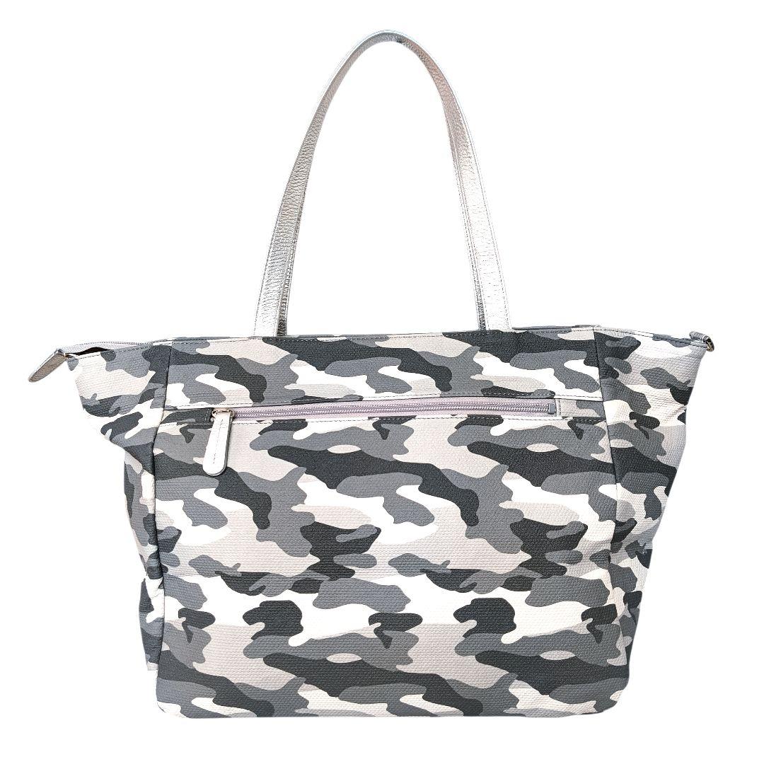 美品✨️サロンドアルファード トートバッグ ショルダー紐 2way グレー A4