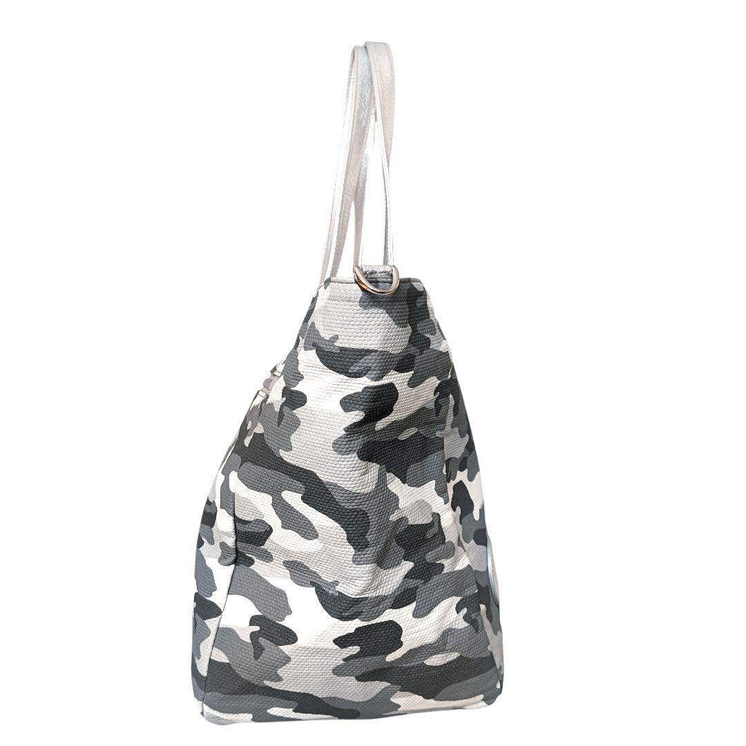 美品✨️サロンドアルファード トートバッグ ショルダー紐 2way グレー A4