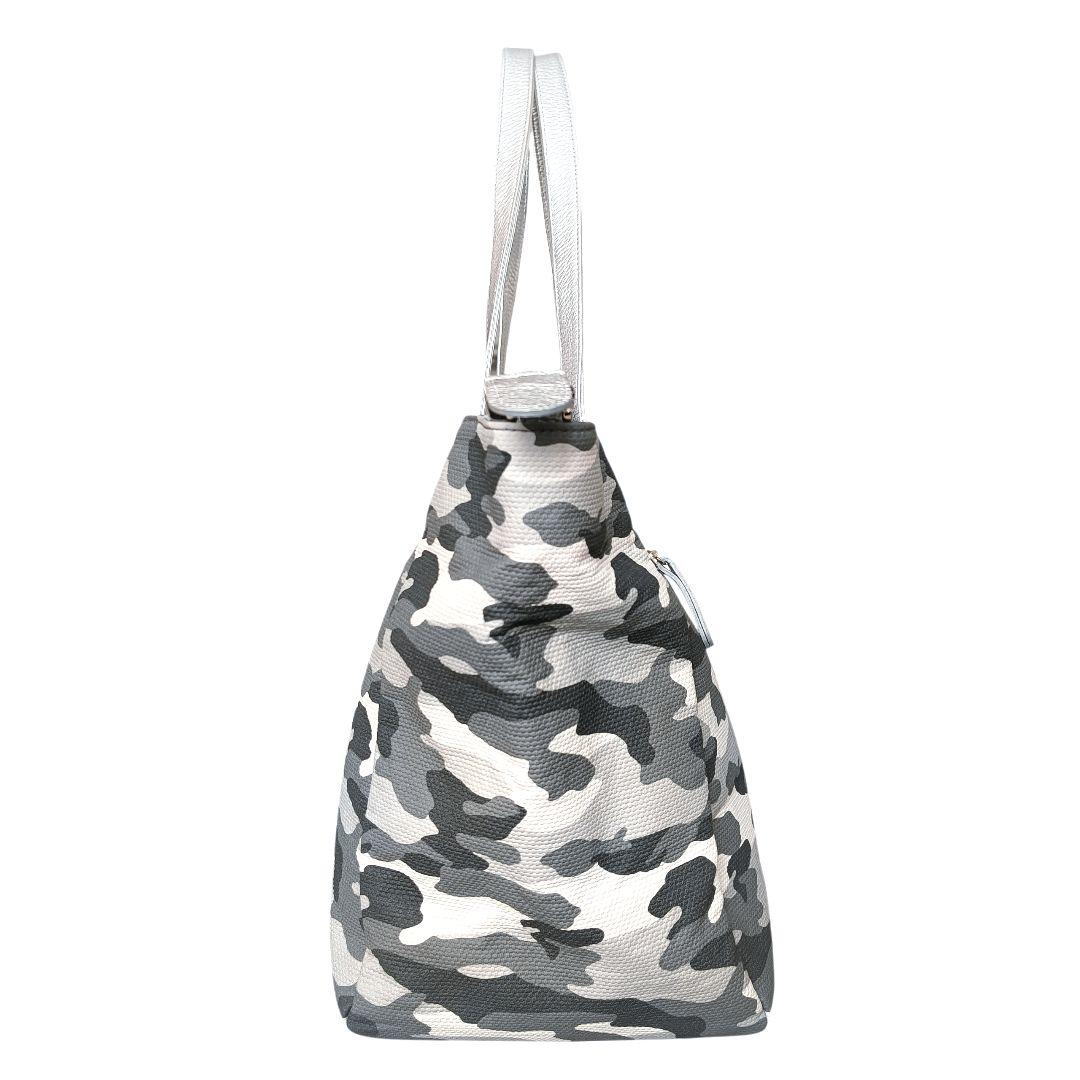 美品✨️サロンドアルファード トートバッグ ショルダー紐 2way グレー A4