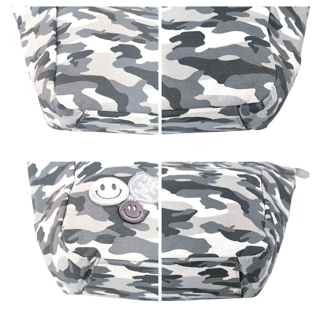 美品✨️サロンドアルファード トートバッグ ショルダー紐 2way グレー A4