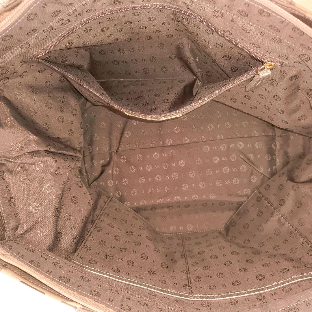 美品✨️サロンドアルファード トートバッグ ショルダー紐 2way グレー A4