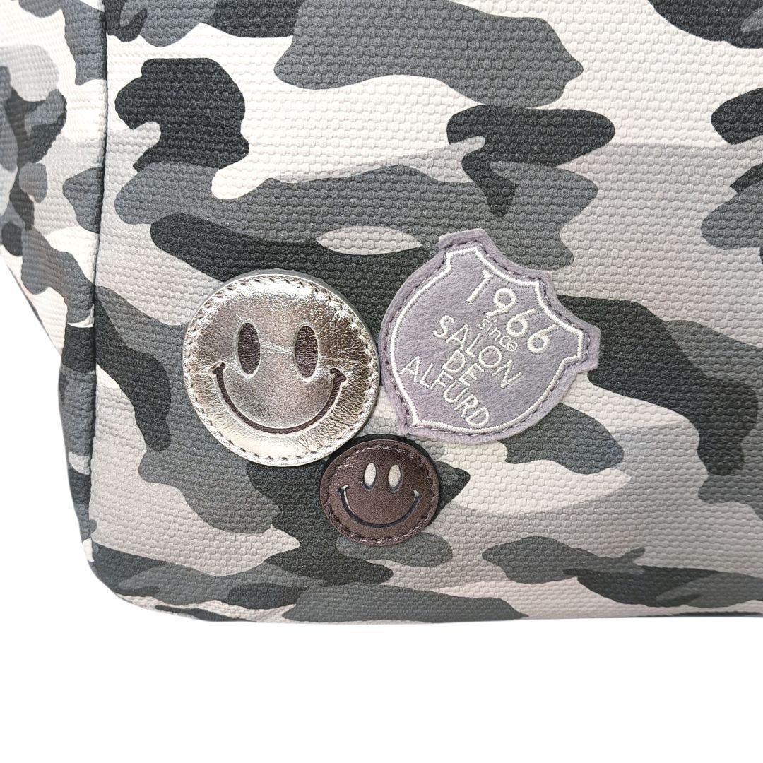 美品✨️サロンドアルファード トートバッグ ショルダー紐 2way グレー A4