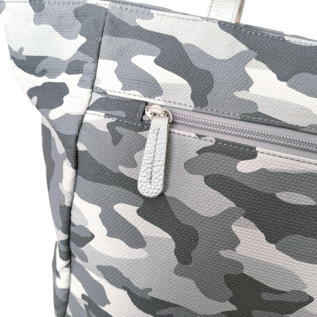 美品✨️サロンドアルファード トートバッグ ショルダー紐 2way グレー A4