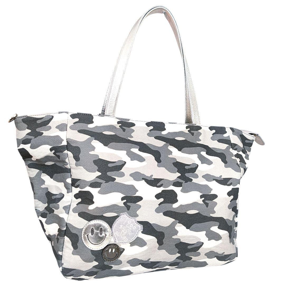 美品✨️サロンドアルファード トートバッグ ショルダー紐 2way グレー A4