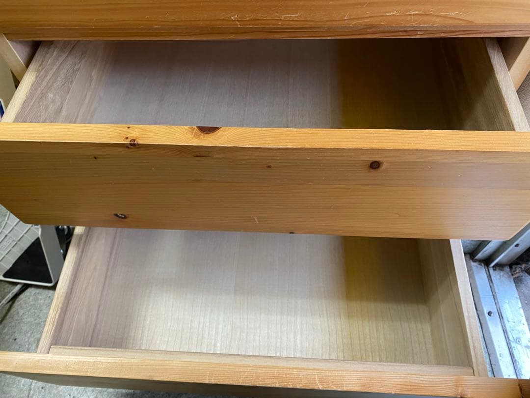 無印良品 パイン材チェスト4段 木製家具 タンス 衣類収納