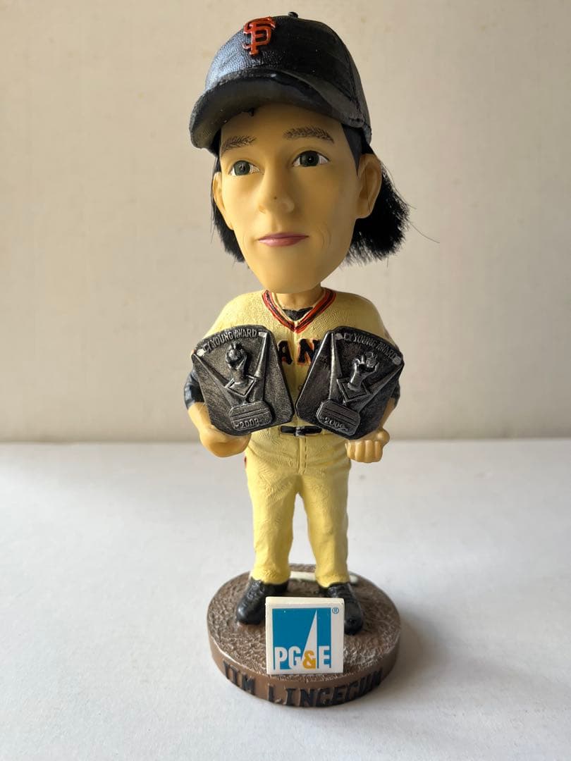 SF ジャイアンツ　2010年　球場配布 ティム・リンスカム　ボブルヘッド