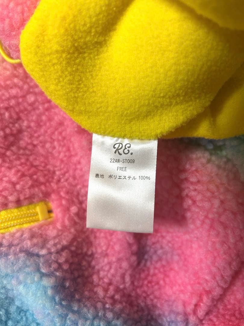 【美品】RE. 仲里依紗 タイダイ フリースジャケット