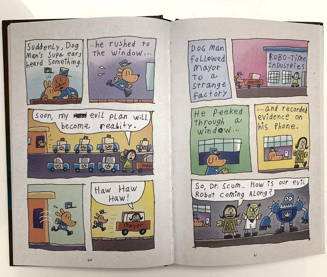 DOGMANドッグマンキャットキッド　絵本18冊 ハードカバー マイヤペン対応