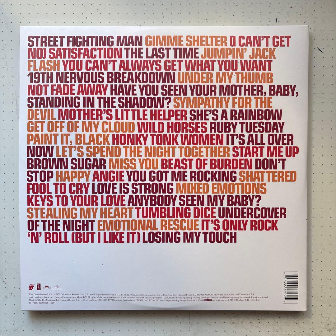 【LP4枚組】ROLLING STONES FORTY LICKS