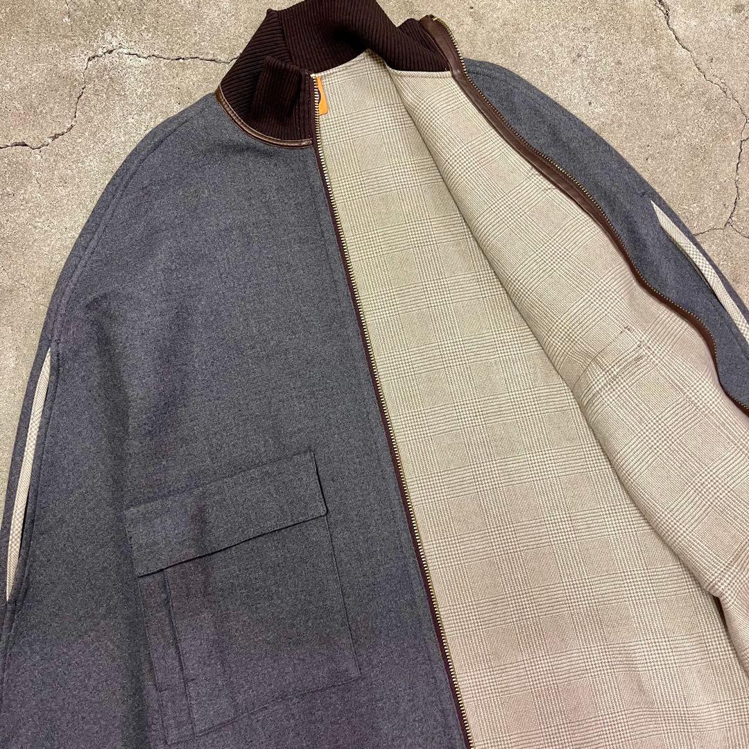 TORY BURCH トリーバーチ ウールポンチョ グレー XS