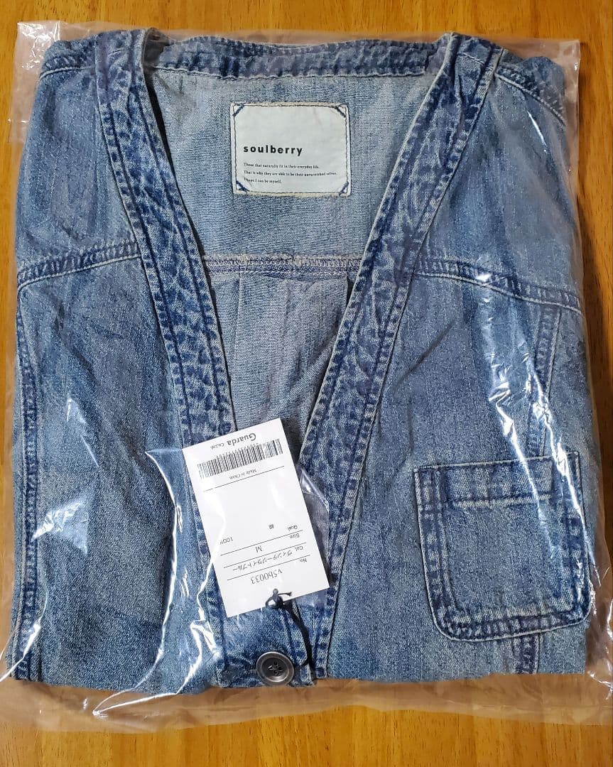 ✤数量限定品✤店長が作ったコーデがきっとウマくいくデニムベスト　M　新品未使用品